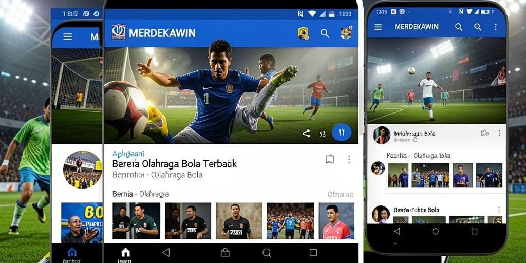 Tampilan antarmuka aplikasi MERDEKAWIN yang informatif dan menarik.